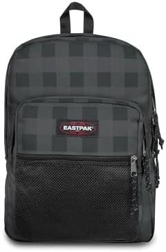 Eastpak Pinnacle Zaino 38L (42 x 32 x 25,5 cm), zaino grande scuola e viaggio, zaino multi-scomparto resistente con organizer e spallacci imbottiti - CHECKER GREY