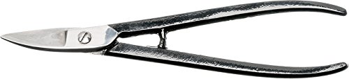 Goldschmiede-Schere 180 mm gebogene Schneide blank