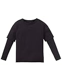 Langarm Schiesser Jungen Mix & Relax Shirt 1/1 Schlafanzugoberteil, Grau (Anthrazit 203), 176 (Herstellergröße: L)