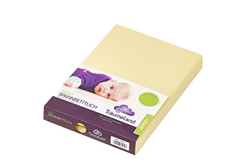 Träumeland TT02026 Spannbetttuch passend für Laufgitter, 75 x 100 cm