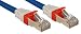 Produktbild LINDY SSTP Cat. 6A Kabel, blau, 0,5m LSOH, inkl. Testprotokoll