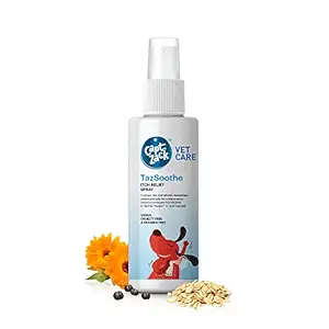 Captain Zack TazSoothe Itch Relief Spray for Dogs 50 ml | Vegan, Cruelty Free and Paraben Free