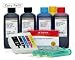 Produktbild Fill In Patronen 26 mit Autoresetchips und 6 x 250ml Nachfülltinte (kein OEM) für Epson 26, 26XL und Epson Expression Premium XP-600, XP-700, XP-800, XP-605