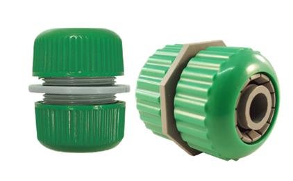2 x DKB Verbinder für Gartenschlauch 1/2" Schlauchverlängerung Reparaturstück