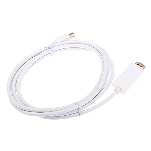 iHarbort Mini DisplayPort auf HDMI, 1.8 Meter vergoldet Mini DisplayPort (ThunderboltTM Port kompatibel) Mini DP zu HDMI HDTV-Kabel - 2