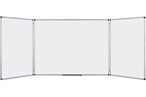 Tableau triptyque blanc laqué Trio Maya 60 x 90 cm Bi-Office