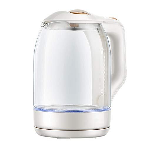 Ainia Bouilloire  Eau en Verre avec LED Lighting1500 Watts 1.8 Litre bullition-Dry Protection220v
