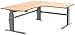 Produktbild Wellemöbel, up&Down, Ecktischanlage 90°, Elektrisch höhenverstellbar 74126404, Buche, 180 x 160 cm