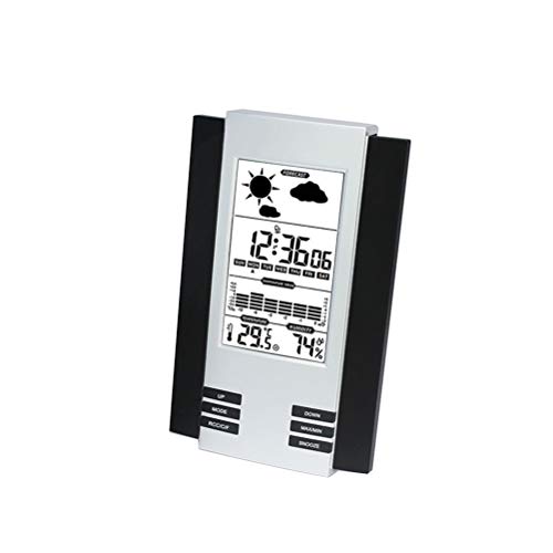 Preisvergleich Produktbild Vosarea Digitales Hygrometer-Licht-Innenthermometer-Feu... mit Temperatur-Feuchtemessgerät