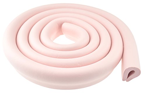 FiveSeasonStuff All Season Premium Foam Cushion Table Edge and Corner Guards / Edge Protectors / Edge Cushion / Edge Guards / Baby Proofing Child Proofing (U-Profile Double Sided Edge Protector Pink 1pc 2Metre (T:5-8mm) [for edges between 0.5-2cm])