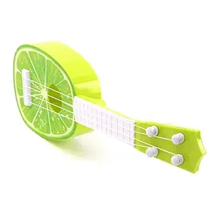 WorldCare Zebra 4 Strings 32cm Fruits Style Musical Instrument Guitar Ukulele for Kids Development Educational Toy Gift : Red