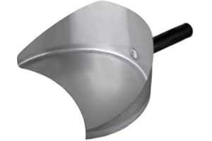 GGM Gastro Paletta per Gyros Doner Kebab - Strumento conveniente per preparare e servire deliziosi kebab - Facile montaggio - Smontabile - Manico sintetico - Acciaio inox - DSFDOK