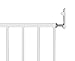 BabyDan No Trip Screw Mounted Gate White