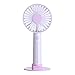 Produktbild BESPORTBLE Mini-USB-aufladbarer Ventilator-tragbarer Handventilator mit Spiegel und Handy-Halter für Innenministerium-Reise im Freien (Rosa)
