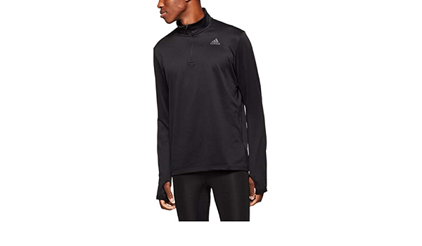 adidas Men's Rs Cw 1/2 Zip M T-Shirt, Black, XS : Amazon.co.uk: Sports \u0026  Outdoors