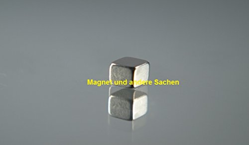 100 preiswerte Power Mini Quadar 5x5x5 mm Magnete Neodym für Pinnwand Werkstatt schnelle Lieferung!! - 2