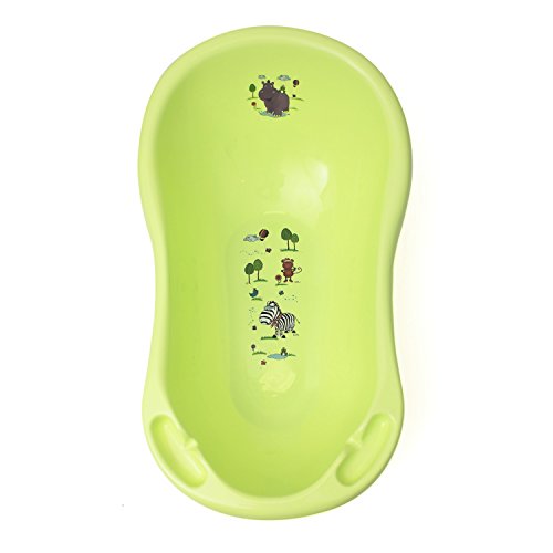 Baby Badewanne XXL Hippo limone grün 100 cm ohne Stöpsel! - 4