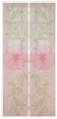 TV Unser Original Magic 03151 Click Mosquito Net with Magnets – Flower Vines