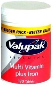 Valupack Multi Vitamins and Iron OAD Tablets - Pack of 150