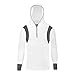 Produktbild DNOQN Herren Herbstjacke Lange Winterjacke Lange Ärmel Tops Hoodie Sweatshirts Angelanzug Reißverschluss Bluse