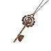 OverDose 1PC New Hademade Retro Dandelion Seeds Glass Bottle Chain Pendant Necklace