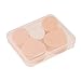 Anself Wet & Dry Water Large Boxed Make-up Sponge Powder Puff Foundation Ellipse Teardrop Shape (5Pcs)