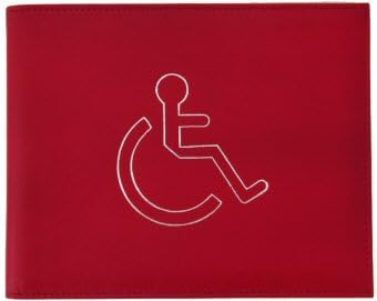 PhonedirectonlinePhonedirectonline - Red Disabled Badge Holder
