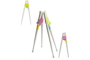 HAKACC Kid Training Chopsticks, 2 Pair Childrens Chopsticks Learning Chopsticks for Kids Children