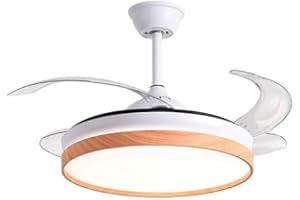 BEL AIR HOME - Wentylator Sufitowy Cosmos DC z Rozsuwanymi Łopatkami - LED 36W, 3 Temperatury Światła, Tryb Zimowy - Pilot, Cicha Praca, Biały Mini