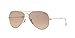 Produktbild RAY-BAN RB 3025 AVIATOR SUNGLASSES (58 mm, 001/3E GOLD/GRADIENT PINK)
