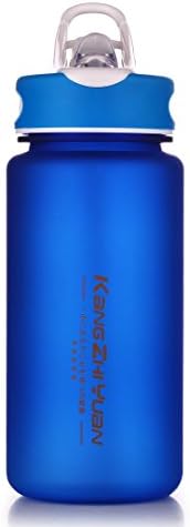 QILEYIN 550ml Leak Proof BPA Free Sports Water Bottle Drinking Bottle with handle GYBL284 (Blue)
