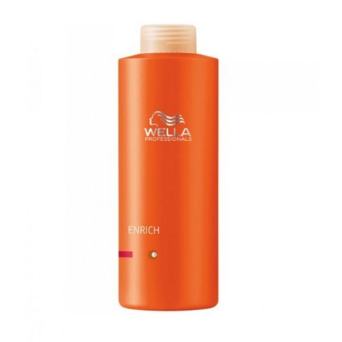 Wella Professionals Enrich Moisturising Shampoo For Damaged Coarse Hair 1000ml