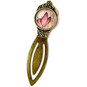 Lesezeichen / Büroklammer, Schmetterling