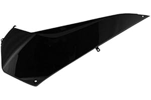 Sabot bas de caisse gauche One pour scooter Yamaha 500 Tmax 2008-2011 noir brillant