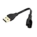 Produktbild Xiaomi Mi Band 2 Ladekabel Solid Black USB Ladegerät Kabel OD 2.8mm Schnell Ladegerät Adapter für XIAOMI Band 2 Armband Armband ( Color : Black )
