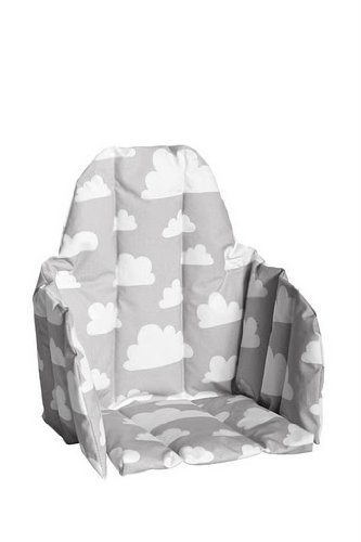 Farg Form Seat Child Chair with Cloud Print (Grey)