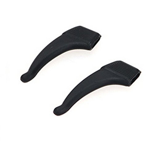 Mothca Anti Rutsch Brille Retainer für Sportbrille Brillen Sonnenbrille Zubehör Bequeme Gummi Glasses Spectacles Eyewear Rahmen Ear Ohr Grip Haken Hook Lock Anti slip Spitze Halter Tip Holder(Schwarz,M) - 6