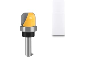 HAIMAYEE 8 mm trzpień misa frez taca szablon frez 3/4" trzpień frez do drewna do wiertarki i obróbki drewna, shakera, narzędzia frez górnowrzecionowy, miska, frez