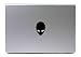 Produktbild Hellweg Druckerei Decal in deiner Wunschfarbe MacBook Air Pro 15" Alien Außerirdischer Kopf 4,5x6,5 cm Laptop Aufkleber Sticker Skin
