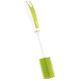 Cerdas extra anchas de 5 cm de diámetro, cabeza de cepillo de 8 cm de largo, duraderas pero flexibles para alcanzar incluso las grietas más difíciles del interior.