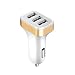 Produktbild JOOKS KFZ USB Adapter dreifach 3-Port in weiß 2.1A 12/24V für iPhone, iPad, iPod, Smartphones, Navi, MP3 Player u.a. USB Geräte USB Geräte
