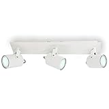 Die Deckenspots sind aus Stahl gefertigt und fügen sich mit ihrem schlichten Design perfekt in jeden Wohnraum ein, egal ob Wohnzimmer, Esszimmer, Flur, Badezimmer, Schlafzimmer, Kinderzimmer oder Keller.