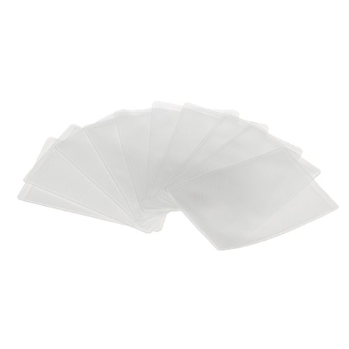 Preisvergleich Produktbild MagiDeal Set 10pcs Klar Scheckkartenhülle Personalausweis Hülle Kartenhülle für Bankkarten Kreditkarten Geldbörse