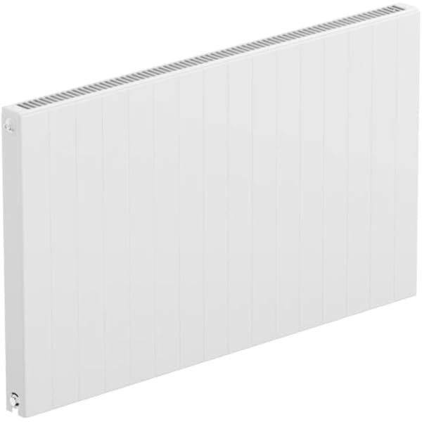 Stelrad White Vertical Lined Front Designer Radiator - Manufacturer Direct  - 10 Yr Warranty 600mm x 800mm RAL 9016 Traffic White K1 : Amazon.co.uk:  DIY u0026 Tools