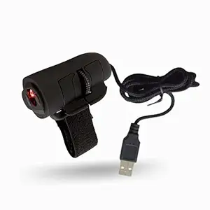 OpenUp Wired Mini Creative Finger Lazy Mouse, Wired Finger Mouse Optical Handheld Finger Mouse for PC Laptop Computer