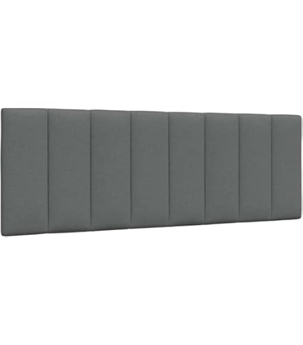 vidaXL Hoofdborden 2 st 80x5x78/88 cm stof crèmekleurig - Hoofdbord