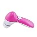 Denshine 5 In 1 Deep Clean Portable Electric Facial Cleaner Body Face Spa Skin Care Exfoliation Brush Massager Cleaner Scrubber/Spa Cleaning System