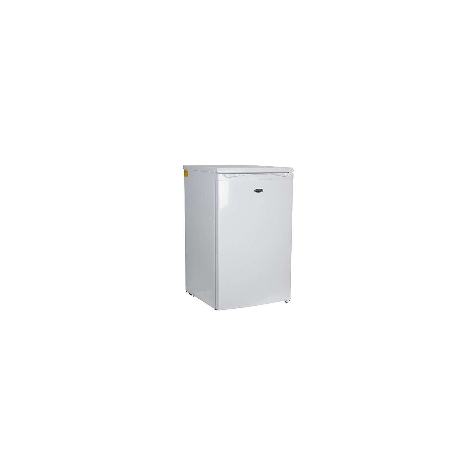 Igenix IG350R Freestanding Under Counter Fridge with Ice Box, 1 Adjustable Glass Shelf and Salad
