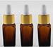 10ml (0.33 Fl Oz) Amber Square Glass Bottle With Glass Dropper for Essential Oils (3 Bottles) RS.319.00