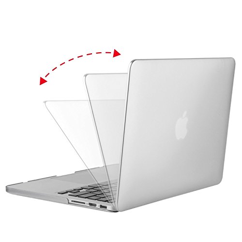 MOSISO MacBook Pro 15 Retina Hülle (NO CD-ROM Drive) – Ultra Slim Hochwertige Plastik Hartschale Tasche Schutzhülle Snap Case für MacBook Pro 15 Zoll with Retina Display (Model A1398), Silber - 2
